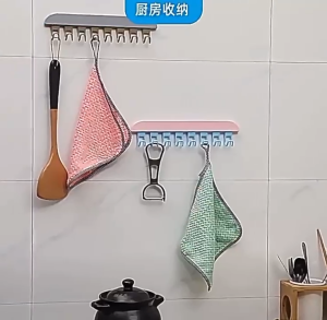 Gantungan Lemari 8 Hook Gantungan Baju Hanger Tas Topi Dasi Gantung Dapur 8 Kait Makaron Multifungsi