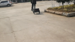 Porter Cargo Bike Trailer 90KG Max Weight Capacity Collapsible Frame Tow Behind Rear Trailer Air-Filled Tires Not for Kids or Animals Bicycle Accessories