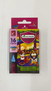 สีเทียน มาสเตอร์อาร์ต Master Art ขนาดกลาง 16 สี (ราคา/กล่อง) | เคแคมปัส เครื่องเขียน