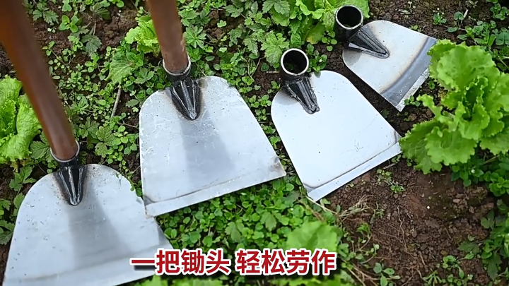 Agricultural manganese steel hoe for weeding, bamboo shoot digging, thickening, land reclamation, and soil turning hoe
