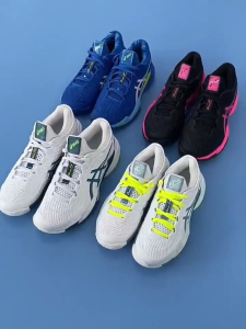 2025 New Original COURT FF3 Novak Djokovic Profession Tennis Shoes for Men with spike Shock Absorbing Non-slip Sport Sneakers training shoes White Blue