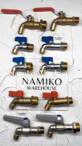 Kran Taman Air Tembok Kuningan SOLIGEN 1/2 3/4 inch A8 D3 E4 C1 E2