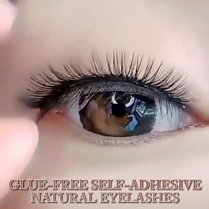 [TANPA LEM] Bulu Mata Palsu 3D Langsung Tempel Korean Natural Fake Eyelash Strip Perekat Bulu Mata