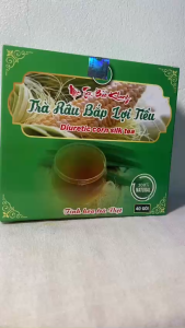 Hộp 40 gói trà râu ngô rau má Bảo Khang trà túi lọc rau bắp lợi tiểu giúp tan sỏi thận lợi tiểu tiểu đêm tiểu buốt HN