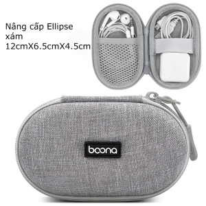 Hộp phụ kiện BAONA đưng sạc cáp điện thoại tai nghe thẻ nhớ phom cứng nhiều mẫu chống sốc và chống mài mòn-NIEVE