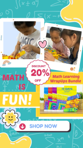 SG Stock Good Value Fun Math Learning Wrap Ups Bundle Addition Subtraction Multiplication Division