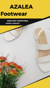 Azalea Celina in White - 1.5 inches block heels