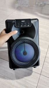 Speaker Bluetooth Mic Karaoke RGB Wireless Portable Microphone Mikrofon Sound Audio Robot RB350