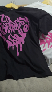 KAOS T-SHIRT LOVE SEZO SEMI KATUN