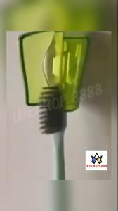 WESHOP8888 1Pcs Portable Toothbrush Head Covers & Suction Cup Dustproof Holder