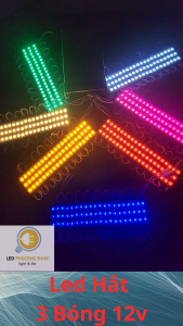 [MODULE] Led Hắt 3 Bóng 2835 Chống Nước (Vỉ 20 thanh) - 12v