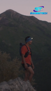 Senter Kepala Sensor Tangan Headlamp 6 Mode LED Free USB Terang - W004