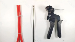 Tang Pengikat Kabel Tali Pengikat Pistol Pengikat Kabel Alat Pemotong Automatik Ketegangan Keluli Tahan Karat Pengikat Mengunci Diri Alat Tangan