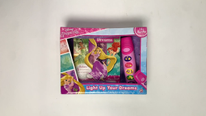 Disney Princess Pop Up Book and 5-Sound Flashlight Gift Set For Kids To Play & Read