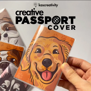 ORIGINAL Creative Passport Cover by kascreativity (Passport holder protector sleeve jacket)