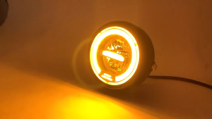 Universal 6.5 นิ้วรถจักรยานยนต์ LED ไฟหน้ารถจักรยานยนต์สีดำหัวรถจักรยานยนต์ด้านหน้า led ไฟหน้า. ไฟต่ำสูง   หลอดไฟ  .LED ไฟหน้า  รถจักรยานยนต์  .