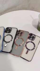 CASE MAG CHROME MAGNETIC LENSPRO FOR IPHONE 15 15PRO 15PROMAX 14 14PRO 14PROMAX 13 13PRO 13PROMAX EC-011