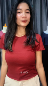 COD Petunia Basic Crop Top Neci - 29