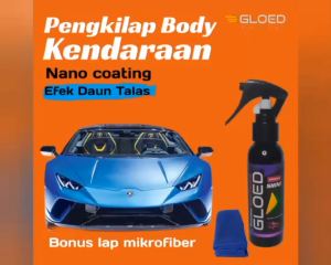 Pengkilap Body Motor Mobil & Helm Semi Coating Wetlock by Gloed