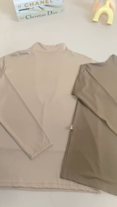 Baju manset jumbo spandek XXXL DAN 4XL leher tinggi lengan panjang