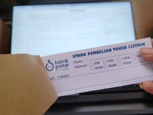 STRUK PEMBELIAN TOKEN LISTRIK | NOTA TOKEN LISTRIK