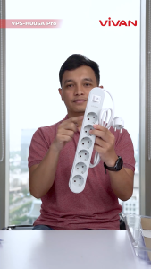 VIVAN VPS PRO Series Stop Kontak Saklar Socket 4 - 6 Slot Kabel Inti Tembaga Murni Plastik Tahan Api Child Lock 18M Garansi 36 Bulan