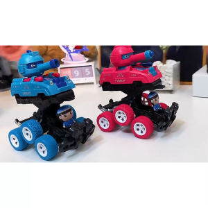 Xe đồ chơi xe tăng biến hình chạy đà quán tính 6 bánh ô tô đồ chơi vận động cho bé 3-8 tuổi-NIEVE