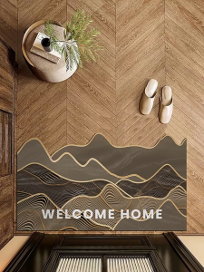 Keset Karpet Lantai Aesthetic Bahan Kulit dan Anti Kusut /Karpet Kamar Tidur/Karpet Ruang Tamu/Keset Dapur Panjang Anti Slip/Keset Kamar Mandi/Keset Kaki/Keset Kamar Tidur/Keset Anti Slip/Keset Pintu Masuk/Keset Anti Kotor/Keset Lantai Kulit Custom - P05