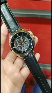 [Promo] Jam Tangan Wanita FS ME 3084 / ME3084 Townsman Automatic Black Leather Original Garansi 2 Tahun [✔COD][100% Authentic]