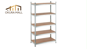 Rak besi siku 5 susun 120x50x180cm Rak besi Rak Susun Rak barang Rak gudang Rak besi serbaguna Galvn