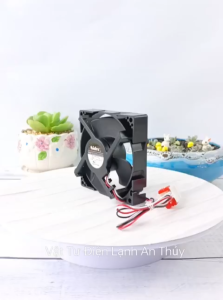 Quạt Tủ Lạnh SAMSUNG 12V 3 Dây Kích Thước 9cm x 9cm Zắc Cắm To NIDEC
