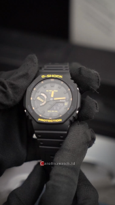 Jam Tangan Pria Casio G-shock GA-B2100CY-1A Digital Analog Dial Black Resin Band