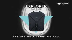 TERMINUS ® EXPLORER Anti Theft Laptop Backpack Bag Men Travel Bagpack RFID Blocking USB Charger Slot School Bag Beg Sandang Lelaki (T02-1113LAP)