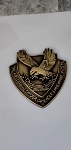 Zinc Alloy 3D Eagles Emblem Metal Waterproof Non-Fading Eagles Totem Sticker For Car Motorcycle
