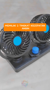 Kipas Mobil 12/24 Volt Double Fan: Solusi Penyegaran dalam Kendaraan