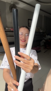 BS HOME เส้นรางผ้าม่าน ผ้าม่านตาไก่ เป็นเหล็ก มี 3 สี ขาว ดำ น้ำตาล 0.80-4.00 เมตร  [ขนาด 26 มิลลิเมตร] แข็งแรง ทนทาน