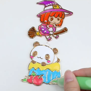 Bell toys กาวคริสตัล DIY แฮนด์เมด ของเล่น ประดิษฐ์พวงกุญแจ ประดิษฐ์เครื่องประดับ