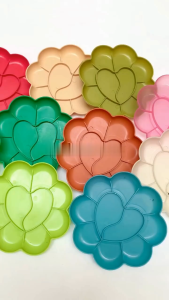 Klik-Beli [LUSIN] Piring Tempat Cat Air Palette Motif Bunga Sakura Palet Lukis Murah - PROMO SPECIAL ISI 12 PCS