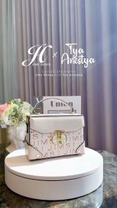 Jism Honey Kamala Tas Tangan Selempang Bahu Wanita Elegan Square Trendy