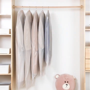 ถุงคลุมเสื้อผ้ากันฝุ่น ถุงคลุมเสื้อ ถุงคลุมเสื้อผ้า ป้องกันฝุ่น ถุงคลุมชุด ถุงคลุมเสื้อ ถุงใส่สูท