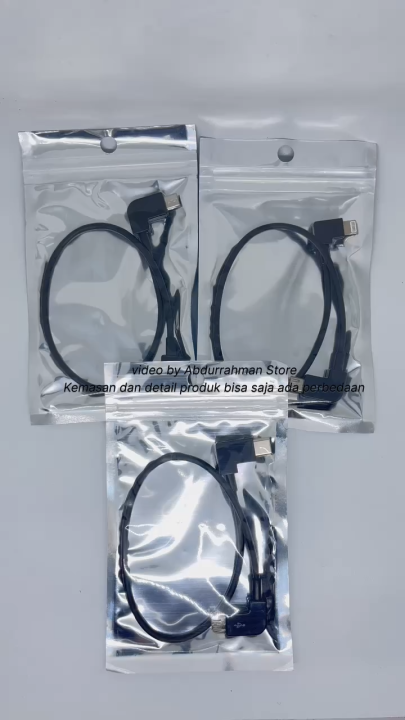 Kabel OTG Micro USB Tipe C Android IPhone IOS Remote DJI Spark
