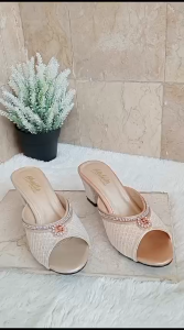 Nadilla 55017 Heels Wanita Kekinian Hak 5 cm Sandal Terbaru