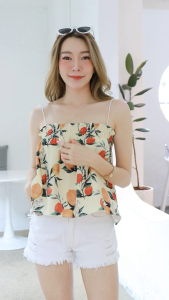 WS140 เสื้อสายวงกับลายน่ารักสวยๆ ผ้าดีมากใส่สบาย