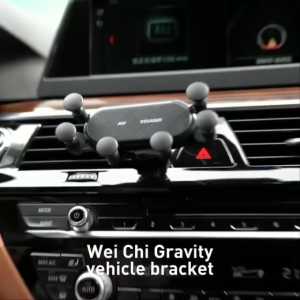ORI 100% Gravity Car Holder Phone Holder Mobil Universal dengan 6 Sudut Kokoh Kuat/ Dudukan Telepon Mobil Di Kisi AC