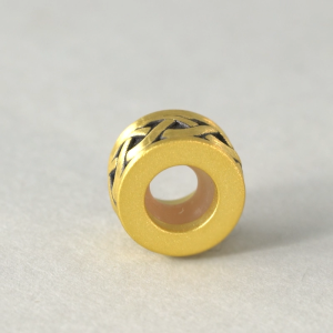 Chow Sang Sang 周生生 XL Charme Noir 999 Gold Charm - Strength 86522C for Men and Women (Bracelet Not Included)