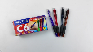 Pulpen Faster C6 Pena Ballpoint 1Box isi 12pcs
