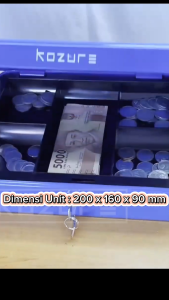 CASH BOX SAVE BOX SAFETY BOX BRANKAS BESI KOTAK UANG KOZURE CB 200