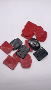 Adapter Curved Mount Helmet Motor + 3M Adhesive double Aksesoris kamera for Action Sports Camera