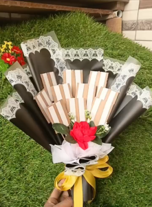 Buket Kosongan Isi Sendiri Snack Kopi Coklat Makanan Ringan Foto / Hadah Ulang Tahun Wisuda