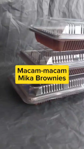 [1 PAK ISI 50] Mika brownies S / Box mika brownies / kotak brownies / mika kue kotak SMALL B-18